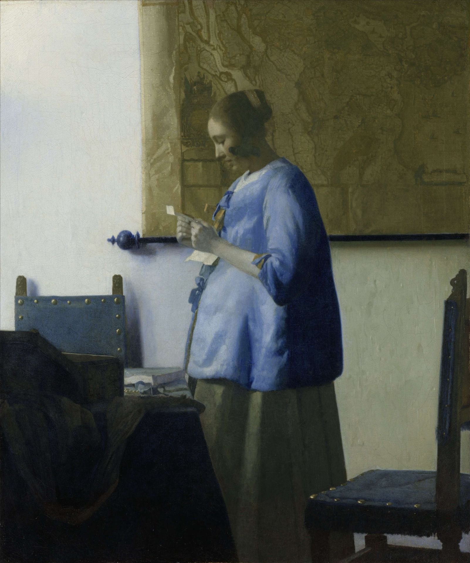 Vermeer Johannes - Woman reading a letter 